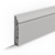 Плинтус 80мм 2,2м "Идеал Дюра"напольный фигурный 002 Светло-серый/10шт.